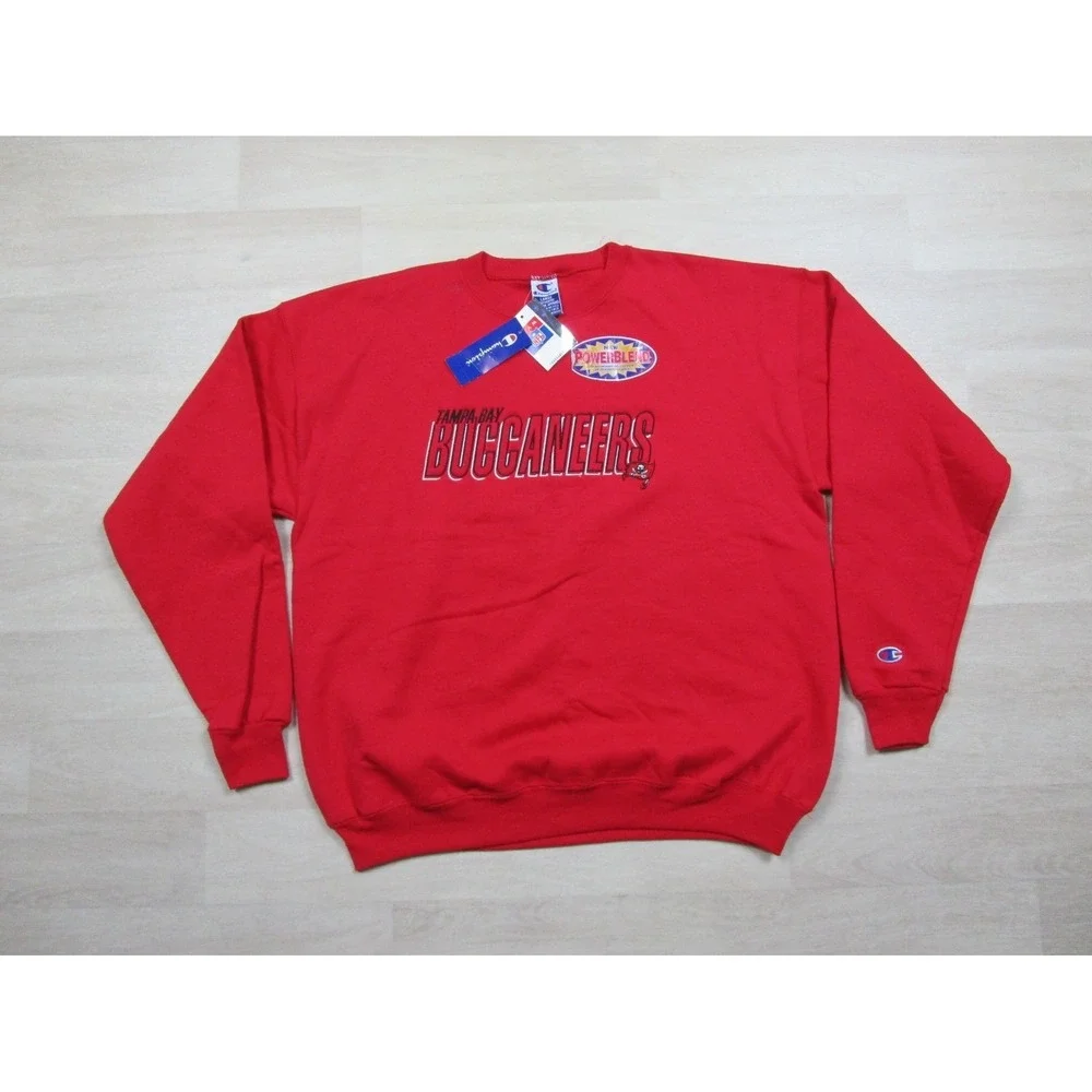NWT - Vintage‎ 1990's Tampa Bay Buccaneers Crewneck Sweatshirt (L) Champion NFL